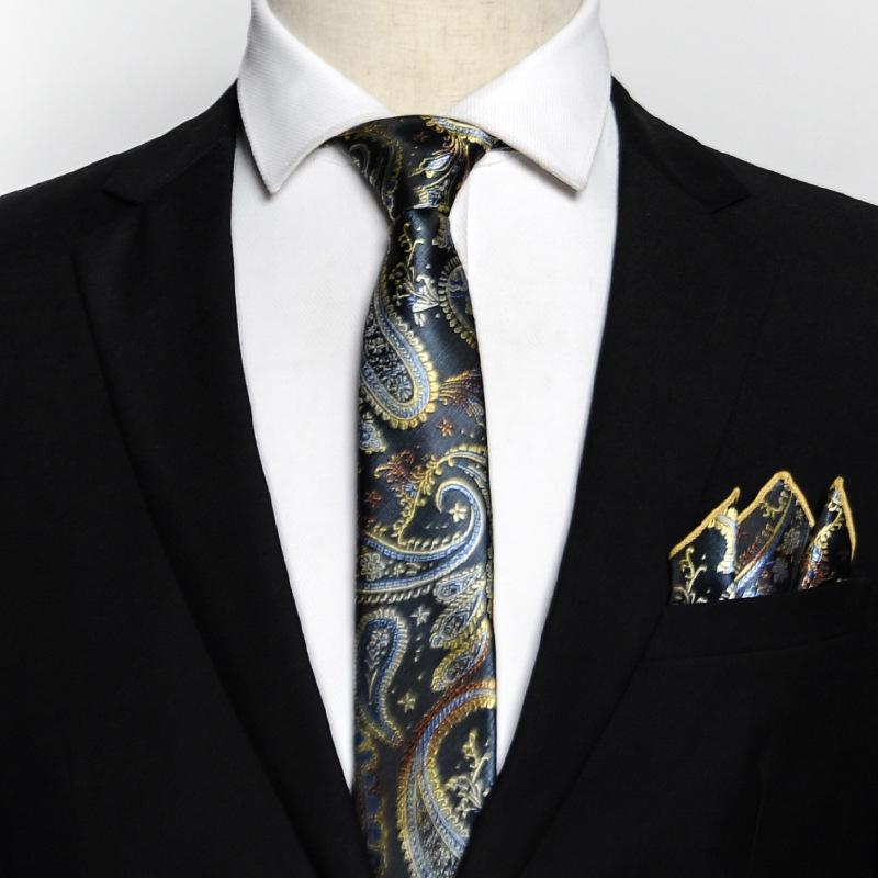 Erkek Resmi Papyon ve Cep Mendili Seti - Profesyonel Giyim İçin Zarif Takım Elbise Aksesuarları