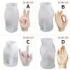 Creative Gesture Aromatherapy Candle Making Supplies Wax Mould Plaster Home Decoration