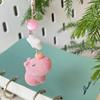 Cute Flocking Snail Capybara Puppy Phone Lanyard Cartoon Animal Mobile Phone Chain Lovely Couple Keychain Bag Pendant Gifts