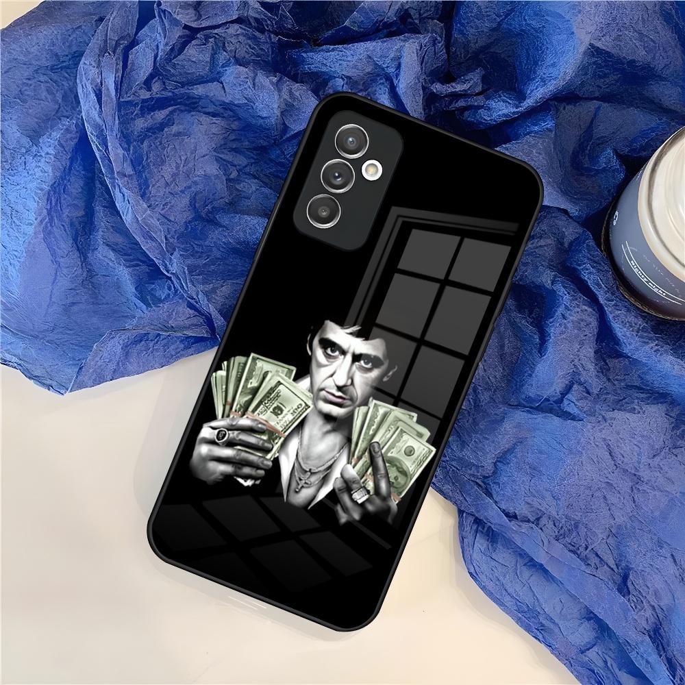 Scarface Godfather Tony Montana Phone Case for Samsung Galaxy S26 S25 S24 S30 S21 S23 S20 S22 Fe Pro Edge Ultra Plus Glass Cover