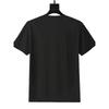 European Size Men's Cotton Dragon T-Shirt - Summer Short Sleeve Tee with Peace & Joy Dragon Print, Loose Fit Round Neck, Slight Stretch
