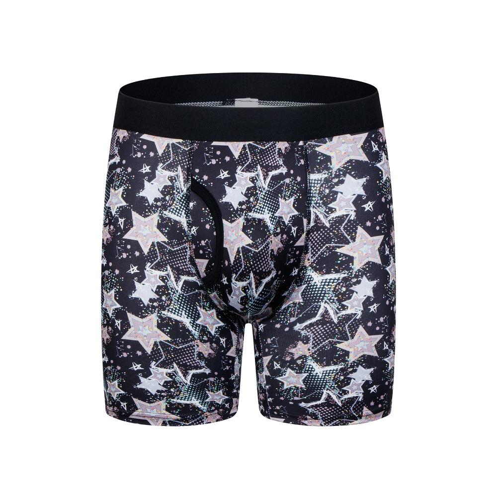 Men's Printed Briefs: Quick-drying, Breathable Boxer Briefs – 3-Pack of Summer Ice-Silk Seamless Briefs