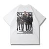 Large Cotton Men's Japanese Anime 2025 Slam Dunk Master Printed Short Sleeve T-shirt Summer Casual Loose T-shirt Top Clothing
