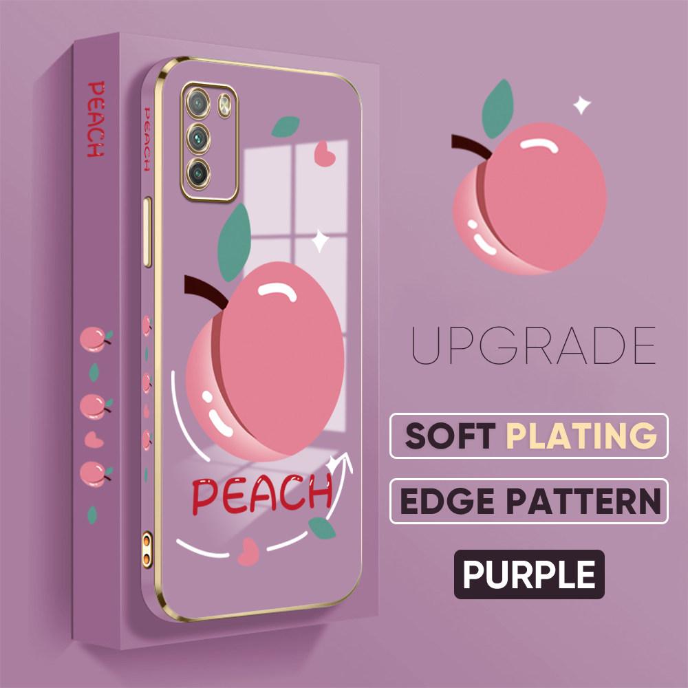 Colorful Printing Patterns Square Edge Pattern Casing Plated Phone Shell Luxury Plating Soft Phone Case for Huawei Honor Xiaomi Redmi