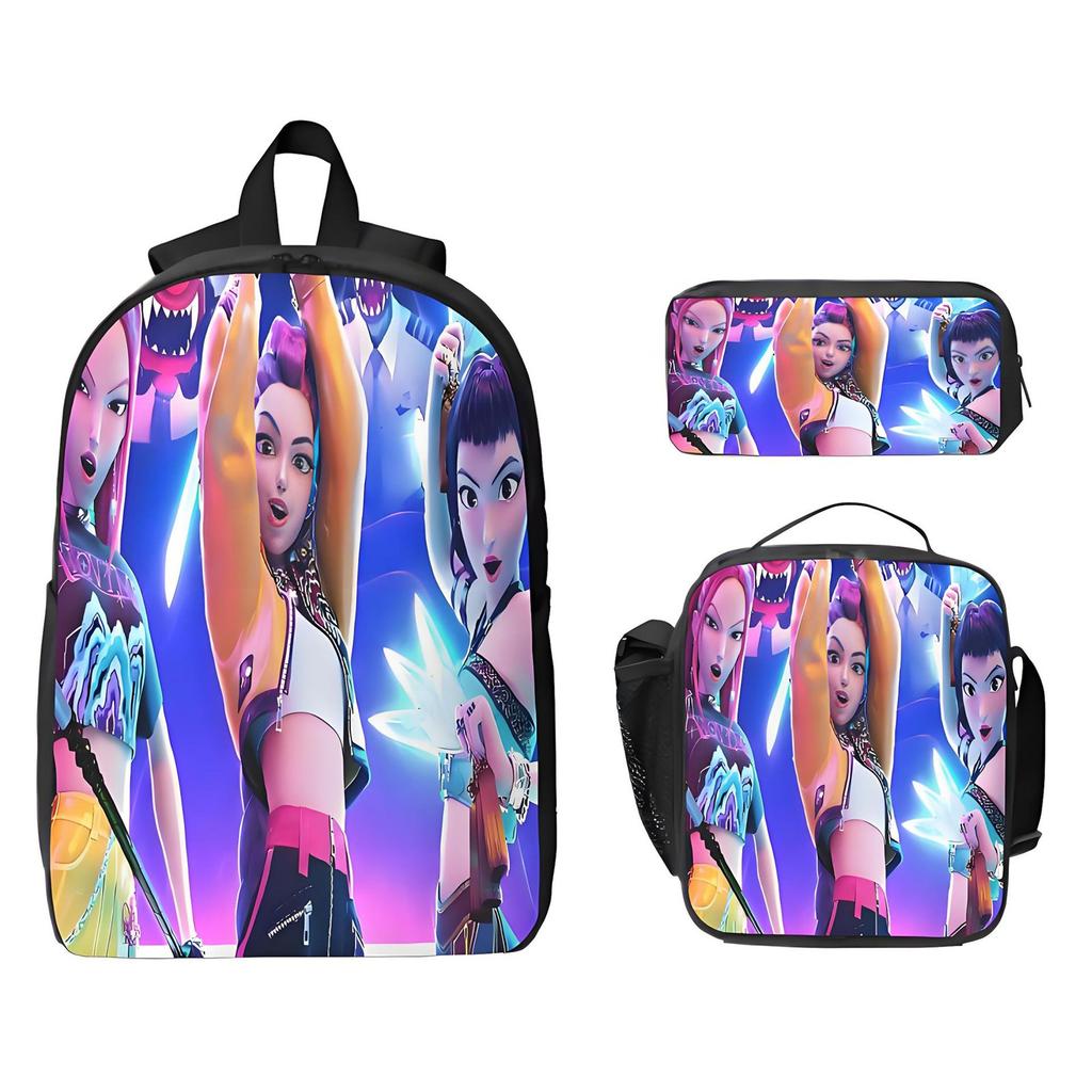 Cartoon Printing Casual Shoulder Bag Junior High School Students Large Capacity Backpacks