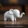 Yizi Elephant Bonsai Micro Landscape Animal Ornaments for Fish Tank or Tea Room Decor.