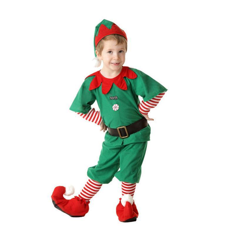 Costumi da Elfo di Halloween e Natale per Bambini - Abbigliamento Cosplay per Adulti Uomini e Donne per Spettacoli