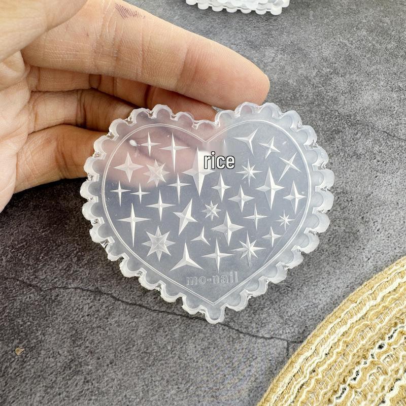 

Пищевые силиконовые формы для нейл-арта: Дизайн с ракушками, бабочками и розами