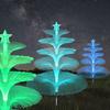 1PC Outdoor Solar Garden Lights 7 Colors Variable Solar Stake Jellyfish Reed Lights Solar Outdoor Color Changing Lights