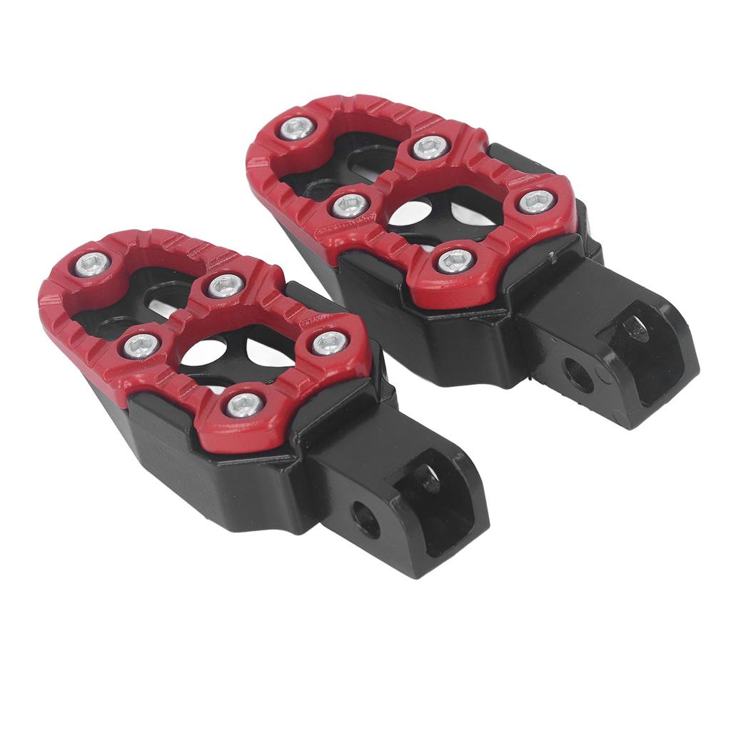 Motorcycle Foot Pegs Aluminum Alloy Fadeproof Universal Anti Slip Motorcycle Rear Foot Rest Pedal