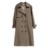 2025 Mid-Length Autumn Trench Coat for Women - British Style with a Goddess Appeal