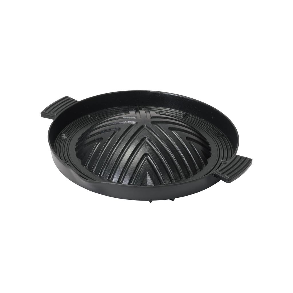 Pearl Metal 28cm Non-stick Aluminum Cast Grill Pot for Grilling, Barbecue, and Bulgogi - Lightweight, No Seasoning Required - Hanmi-ya HC-86