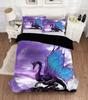 Scientisfictional Dragon Duvet Cover Set Colorful Graffiti Bed Linen Set Bohemia Comforter Bedding Set Bedroom Set Queen