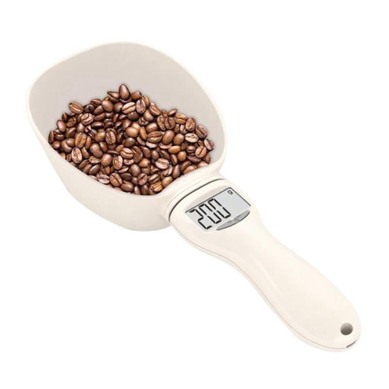 Pet Food Electronic Measuring Tool Digital Spoon Scale Grams with LCD Display for Dogs and Cats Food