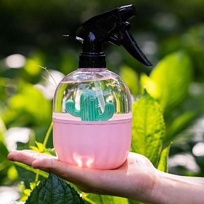 Empty Spray Bottles Cute Spray Bottles With Cactus Decoration Reusable Pressure Spray Bottle For Spraying Plants Watering Home