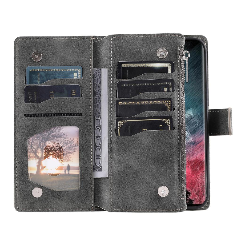 Custodia in Pelle per Samsung Galaxy S26 S24 S25 Ultra S23 S22 Plus FE A15 A35 A55 A05S A57 A37 A17 A16 A36 A56 A26 Portafoglio con Goffratura