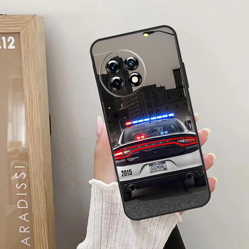 Police Car Case For OnePlus Nord 5 CE 2 3 4 Lite N20 N30 OnePlus 15 R 13R 12R 10R 13T 10T 11 12 13 Cover