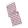 100Pcs Fishing Lure Eyes ThreeDimensional Sticky Lightweight Durable Fisheye Sticker for Making Fishing Bait(Red )