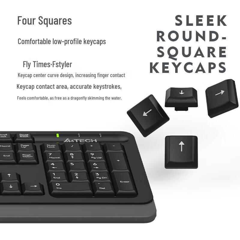 A4TECH FK10 Wired Membrane Office Keyboard