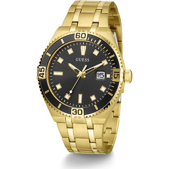 Montre - Guess - GW0330G2 - Acier inoxydable - Résistante à l'eau 50m - Couleur noire et or