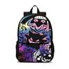Cartoon G-Gengars Backpack Schoolbag Boys Girls Camping Backpack Lightening Zipper Anime Rucksack for Boys Girls Best Gift