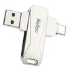 Netac G473 Mini Rotary Dual Interface USB Drive