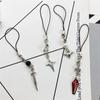 Y2k Phone Lanyard Cool Girl Phone Pendant Star Phone Charms Cellphone Strap Cool Girl Pink Chain