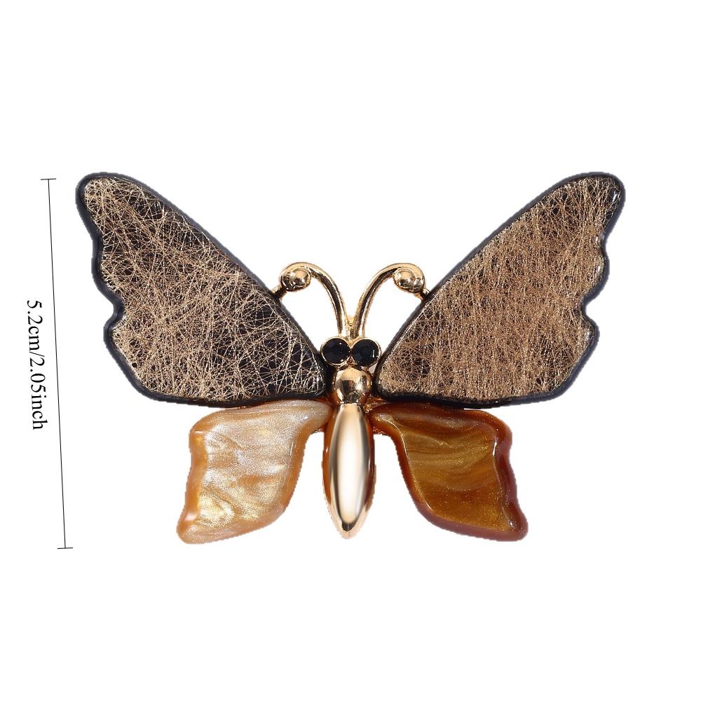 New Gradual Change Butterfly Brooch Female Anti-light Pin Versatile Coat Accessories