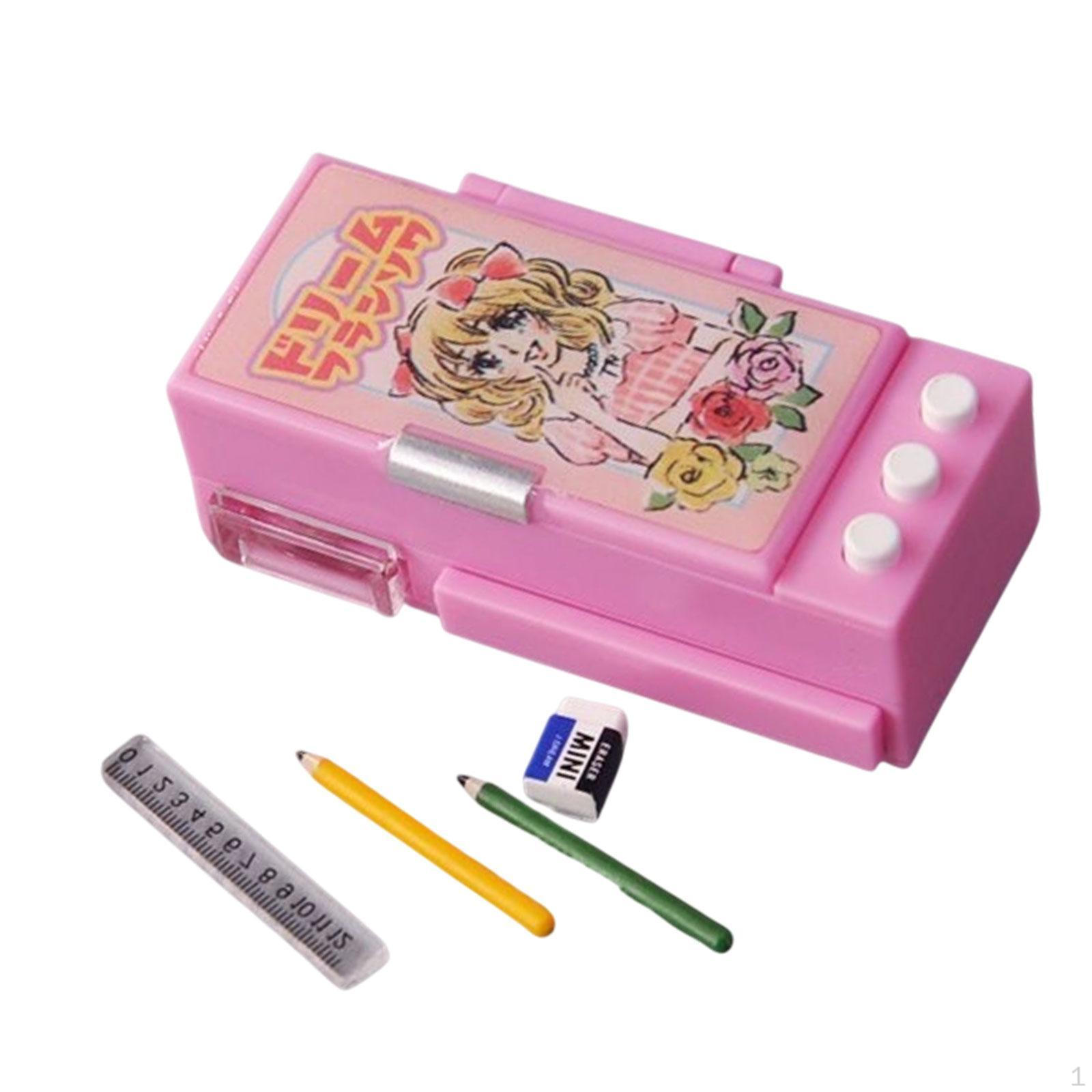 

1/12 кукольный домик пенал игрок имитационная модель поезд розовый