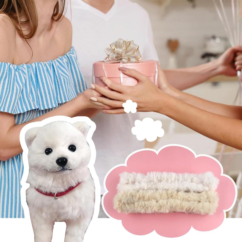 4pcs Thick Pipe Cleaners Beige White Large Chenille Stem for Crafts Long 39 Inch Sticks Craft Supplies for DIY Art Craft Project