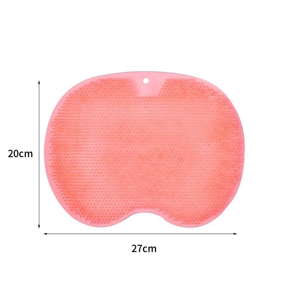 

Легкая силиконовая мочалка для спины и ног, легко моется и хранится Pink