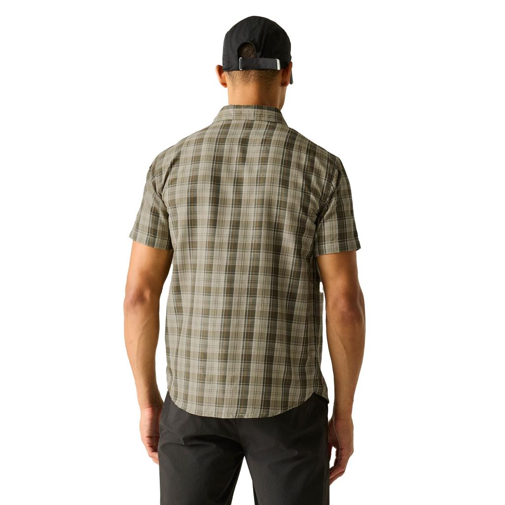 Regatta Mens Mindano Multi Check Short-Sleeved Shirt