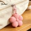 Lip Balm Holder Keychain Silicone Flower Lipstick Keychain, Portable Carrier for Bag Accessory Backpack Handbag, Travel Gloss Women