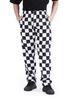 Checkerboard Chef Pants 100% Cotton, Unisex Checked Kitchen Trousers, Black & White Cook Uniform, BBQ Baker Pants, Culinary Gift for Him Her