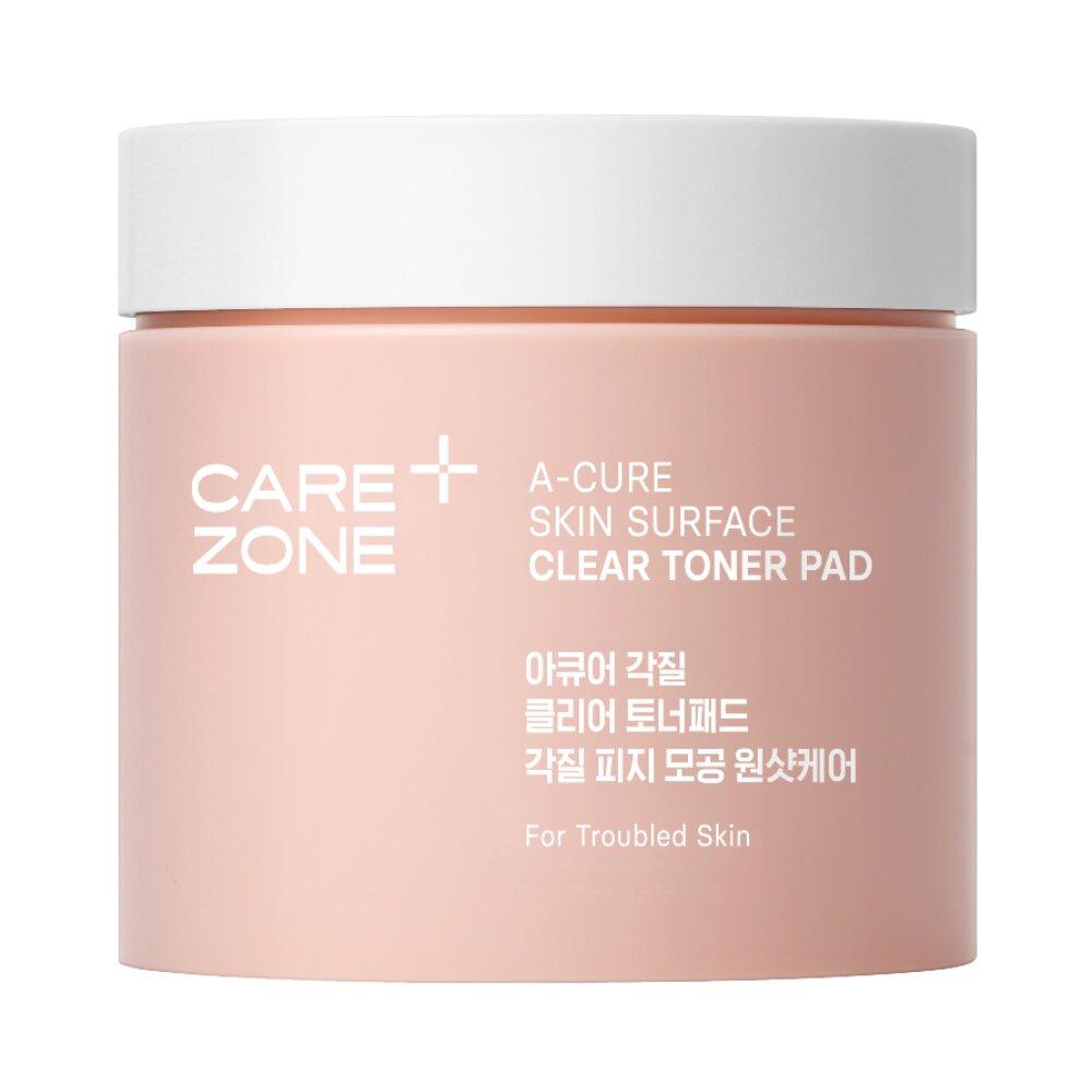 CAREZONE A-Cure Hautoberflächen-Klärungs-Toner-Pad 70 Stück