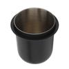 Stainless Steel Dosing Cup Hands Free Design Universal Inverted Espresso Dosing Cup Black Gray 150ml Capacity Coffee Dosing Cup