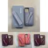 Set Custodia per Telefono in Silicone Lucidalabbra Rhode per iPhone 16 con Funzione Antiurto e Supporto