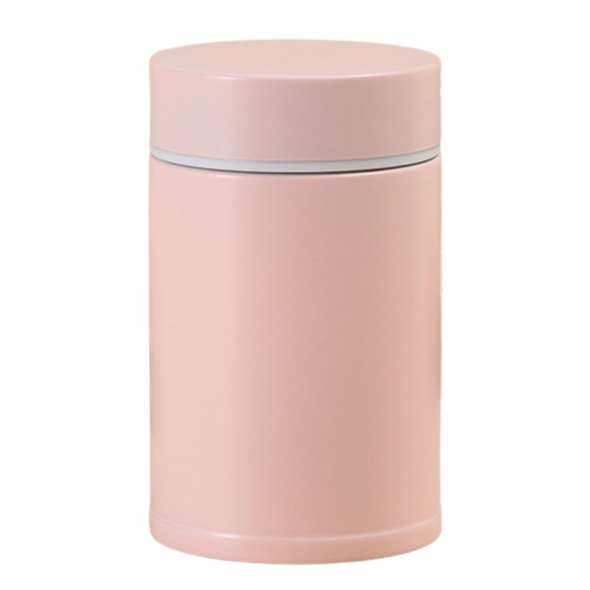 

Практичная большая емкость, сохраняет тепло, долговечный карманный дизайн, изолированная бутылка для воды, чашка для супа, хозяйственные принадлежности, чашка для супа розовый