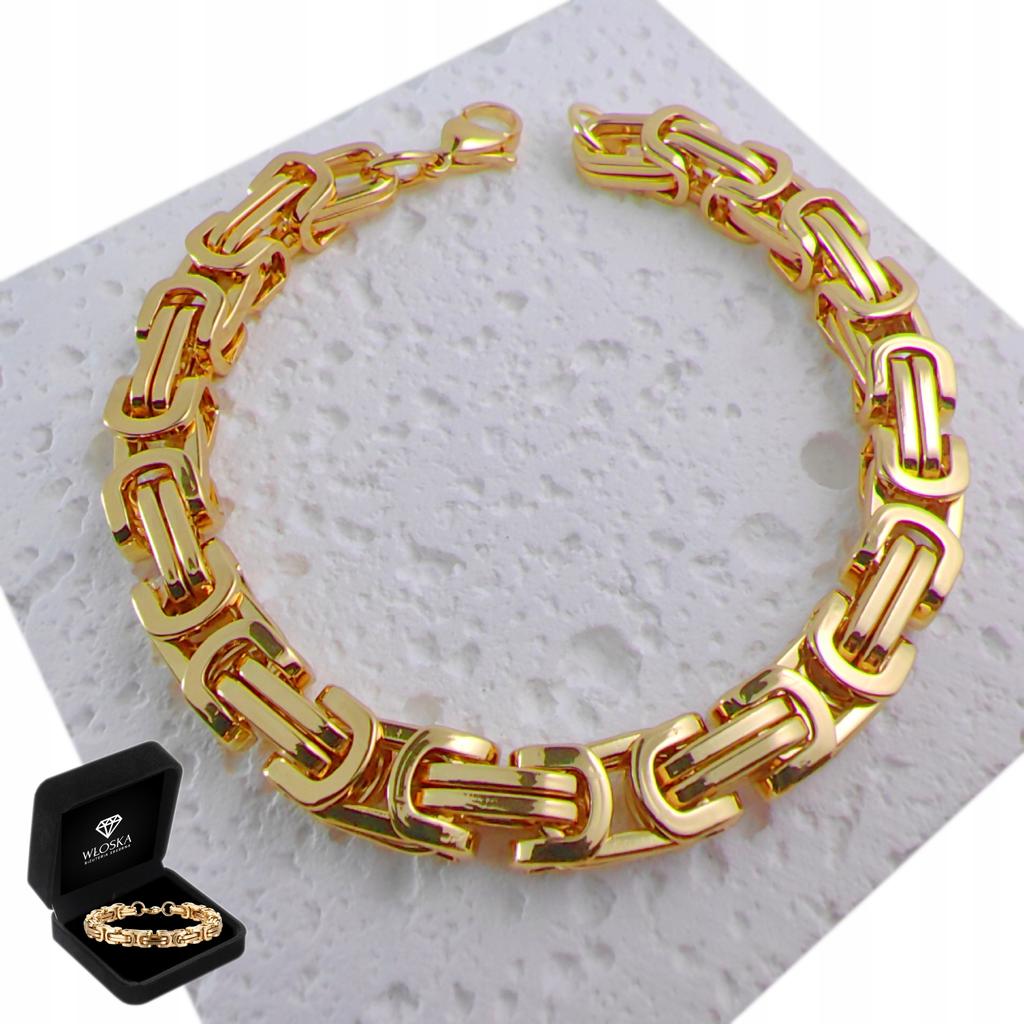 THICK GOLDEN ROYAL BYZANTINE BRACELET ELEGANT