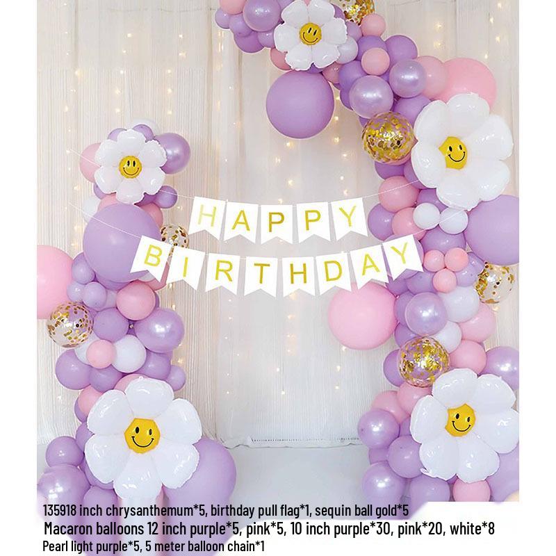 Geburtstagsdeko Ballon-Set für Kinder - Themen-Hintergrund mit Folienballons