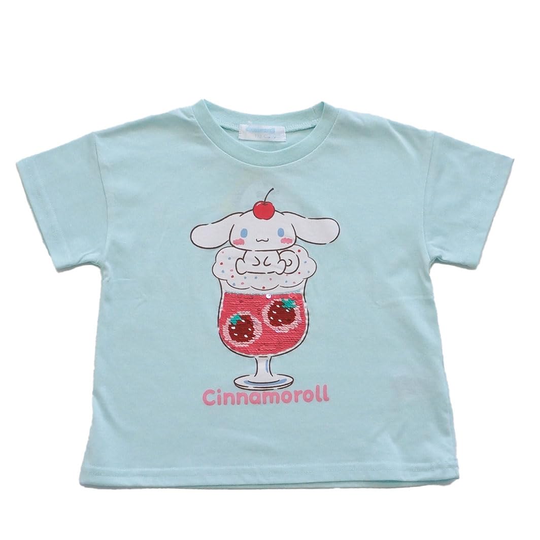 

Футболка с пайетками для девочек-саксофонистов Cinnamoroll [Sanrio]