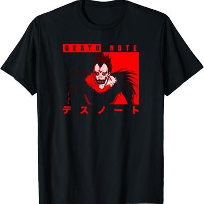Death Note Ryuk Red Block Reflection Anime T-Shirt