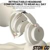 BT5.3 Wireless Foldable Headphones Portable Lightweight for Travel and Photography 400mAh Battery Noise Cancelling Earphones