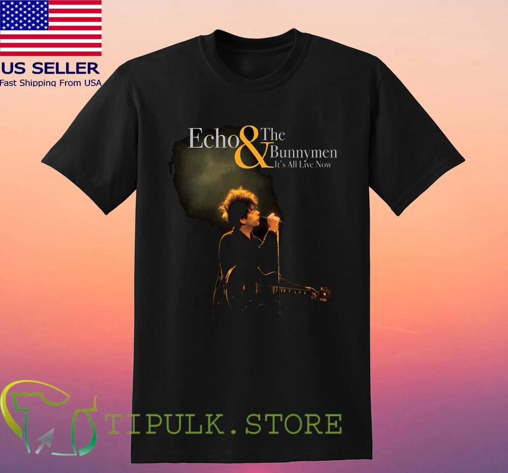 Echo And The Bunnymen Men s Black Size S-5XL S