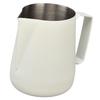 Milk Frothing Pitcher Thickened Frother Cup 450ml with Pointed Spout for Coffee Machine CafeWhite