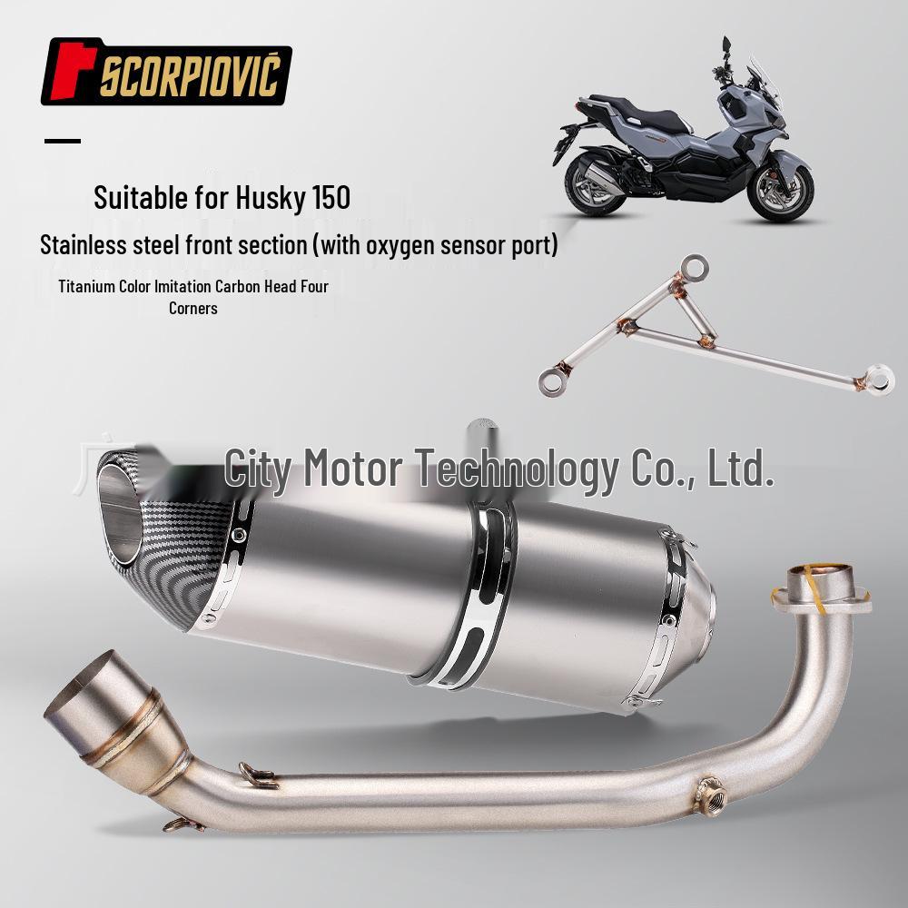 Husky 150 Mid-Rear Section Silencer Kit