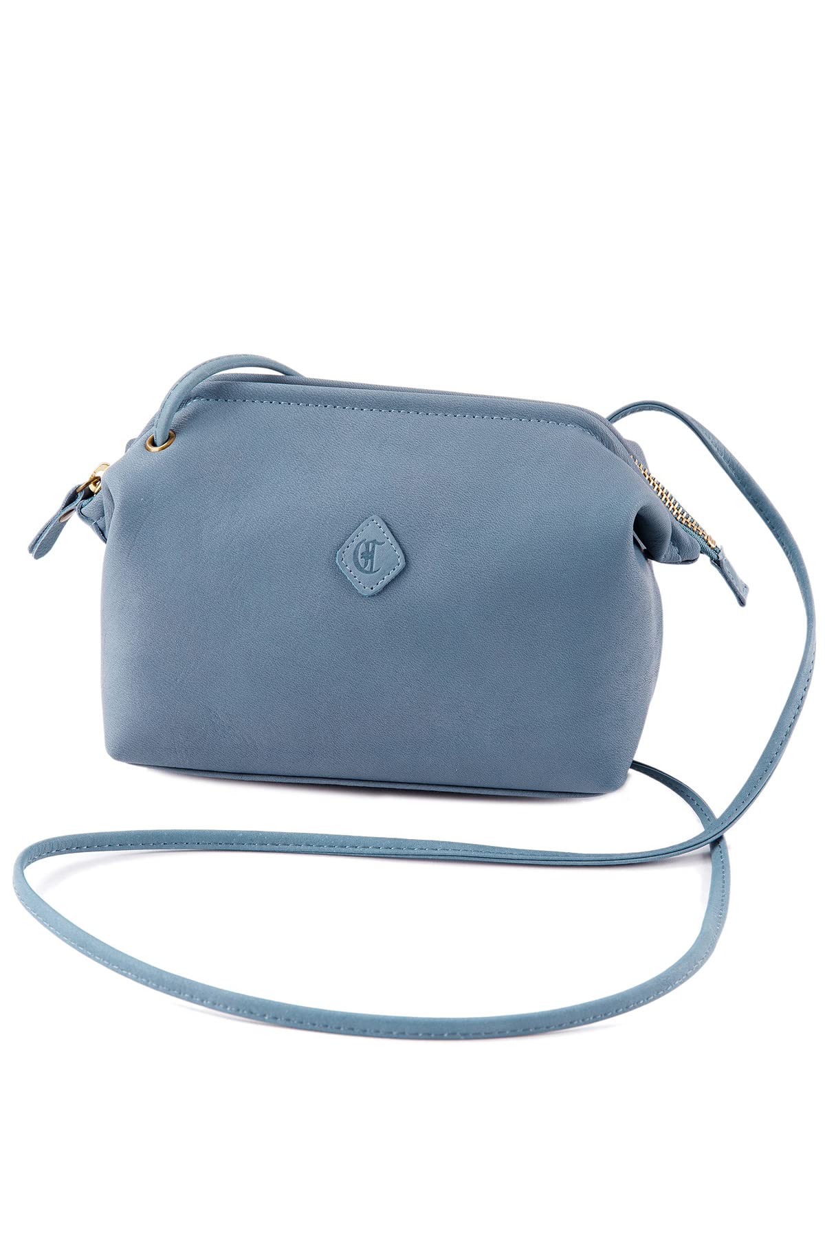 

Credolan Genuine Leather Shoulder Bag, Blue-Gray, CR-CL3542-BLG