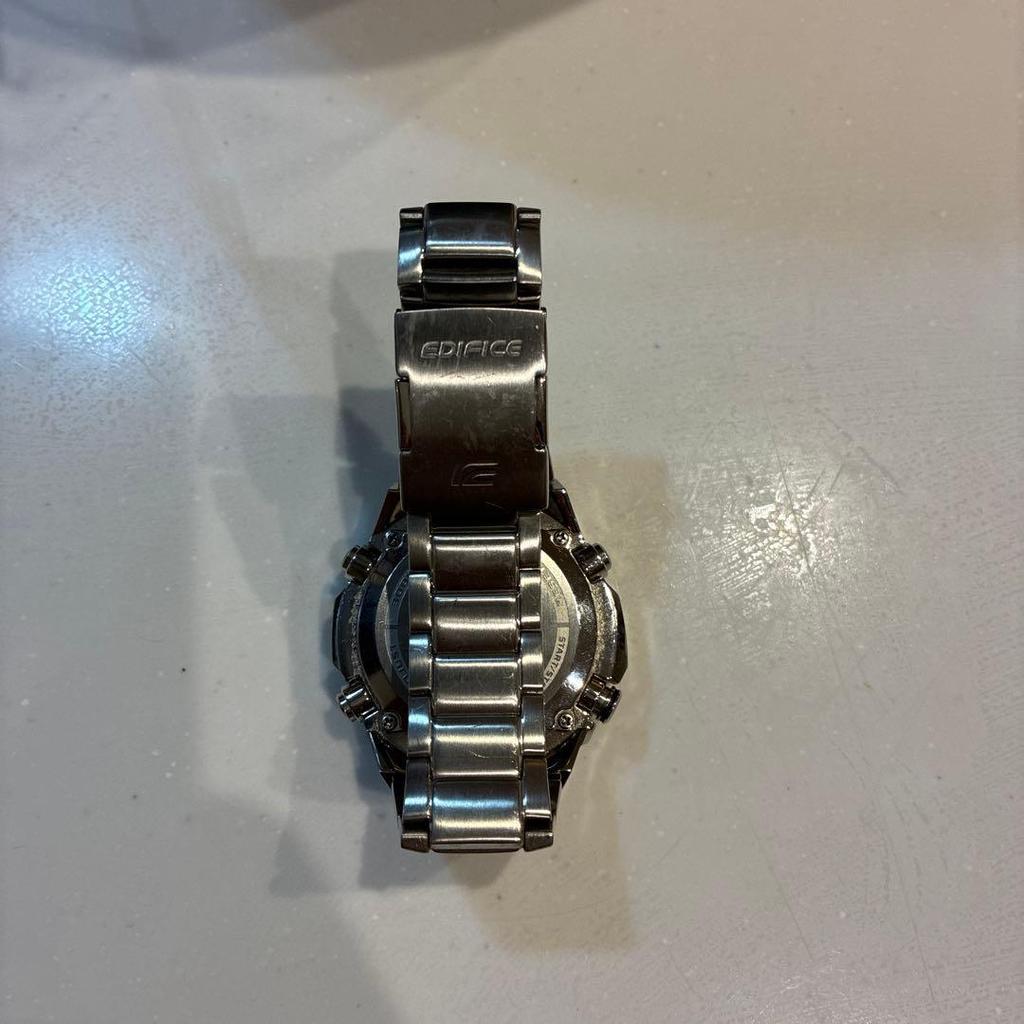 Used CASIO EDIFICE 1/1000 second chronograph