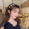 1 Pcs Pearl Hair Headband French Fairy Forest Style Ribbon Hair Accessory Women's Tied Hair Headband New Model