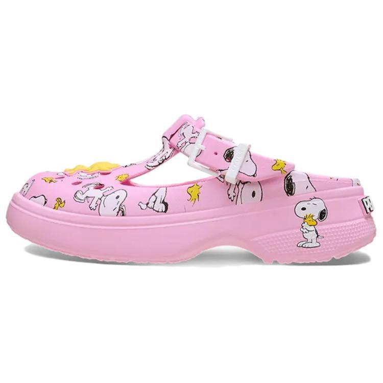 Crocs x Peanuts Snoopy Mary Jane Clog  Peanuts and Woodstock  Men s 211130-90H EU 34-35